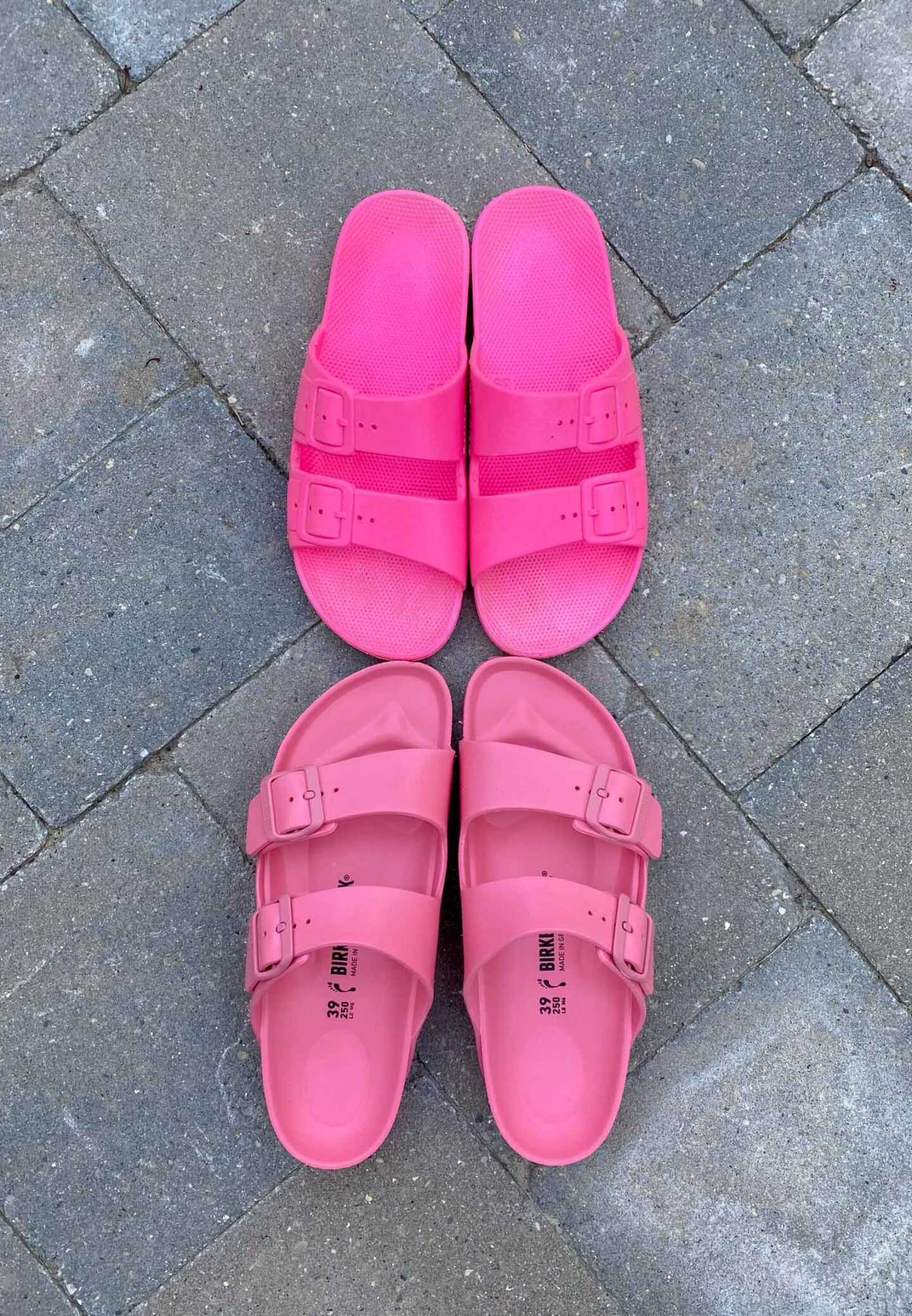 Birkenstock EVA vs Freedom Moses sandals