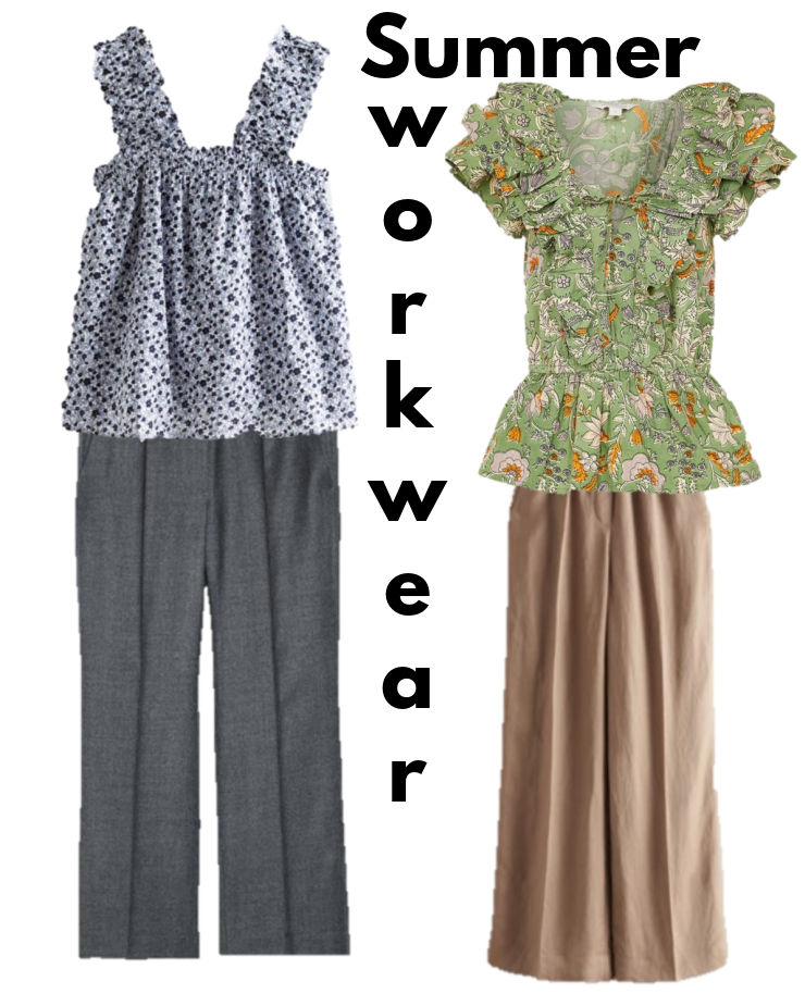 summer work outfits, what I bought and liked