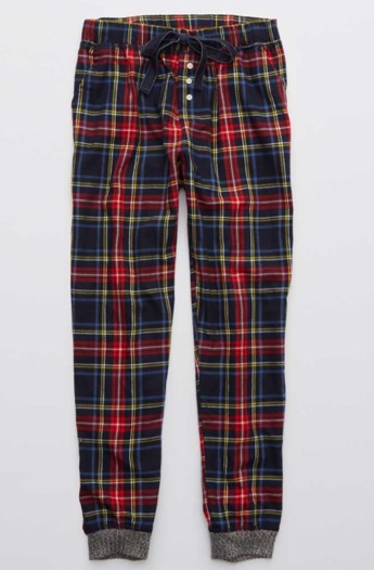 plaid pjs