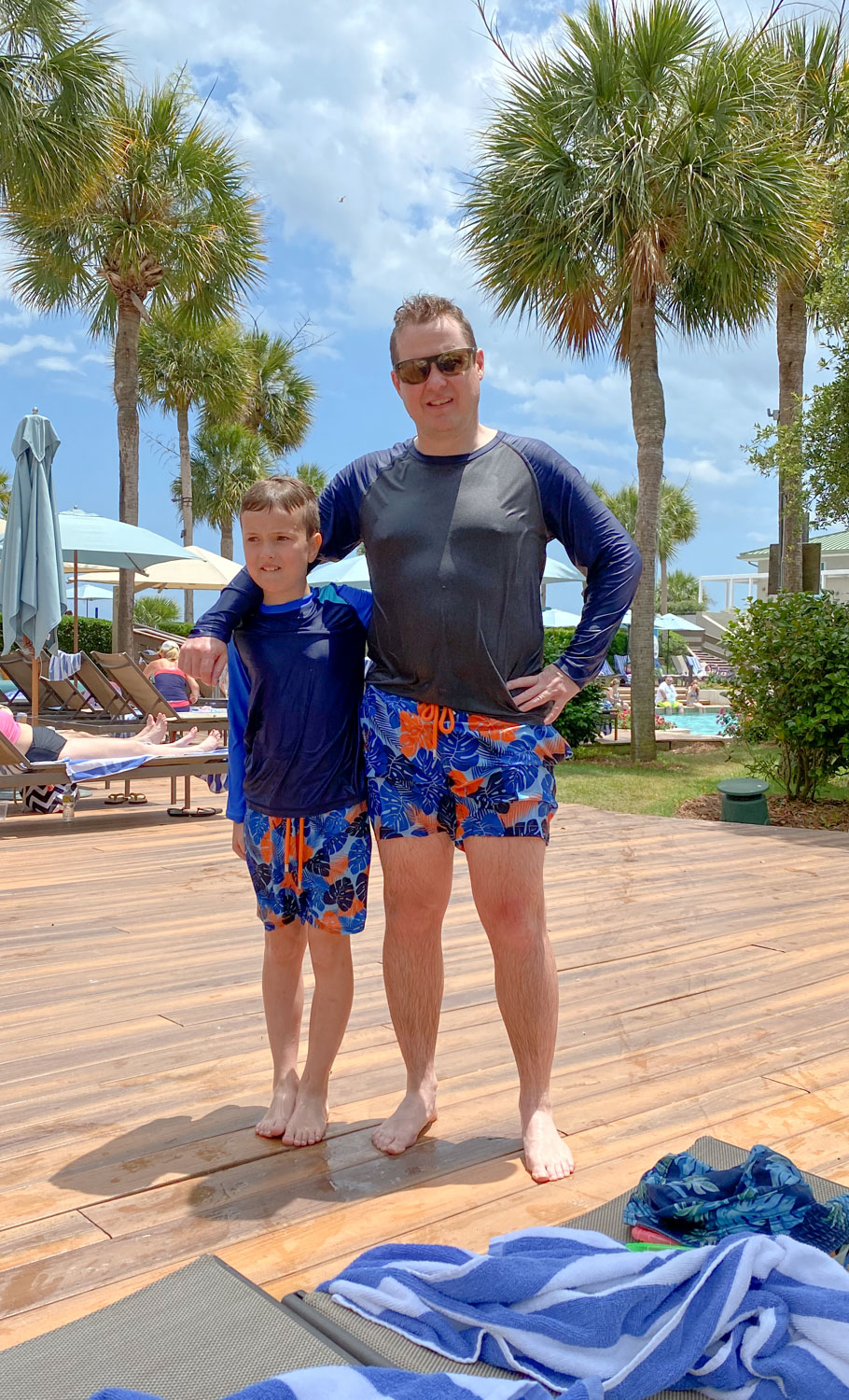 capelle Miami Father and son swim shorts