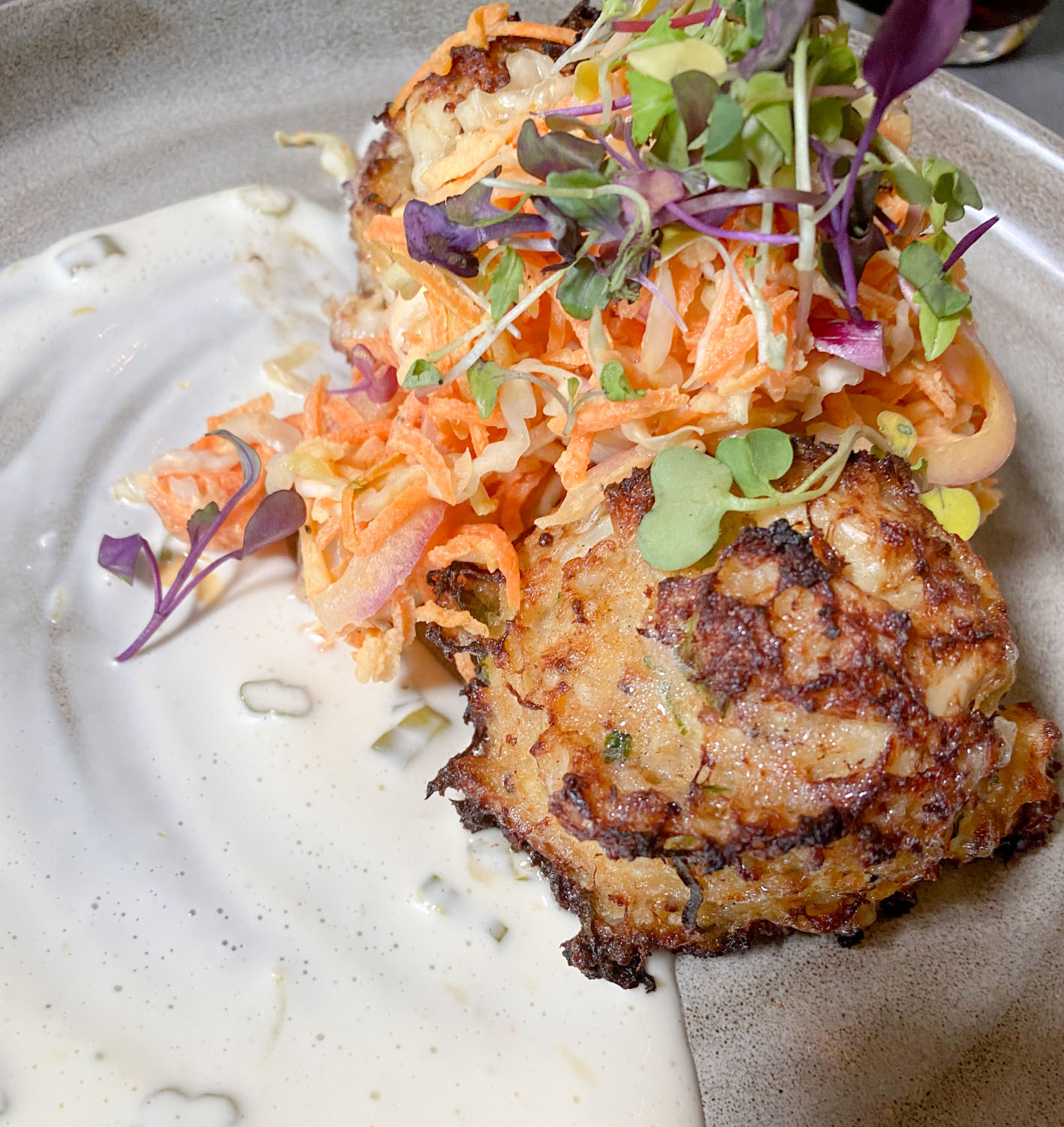 taza kitchen crab cakes