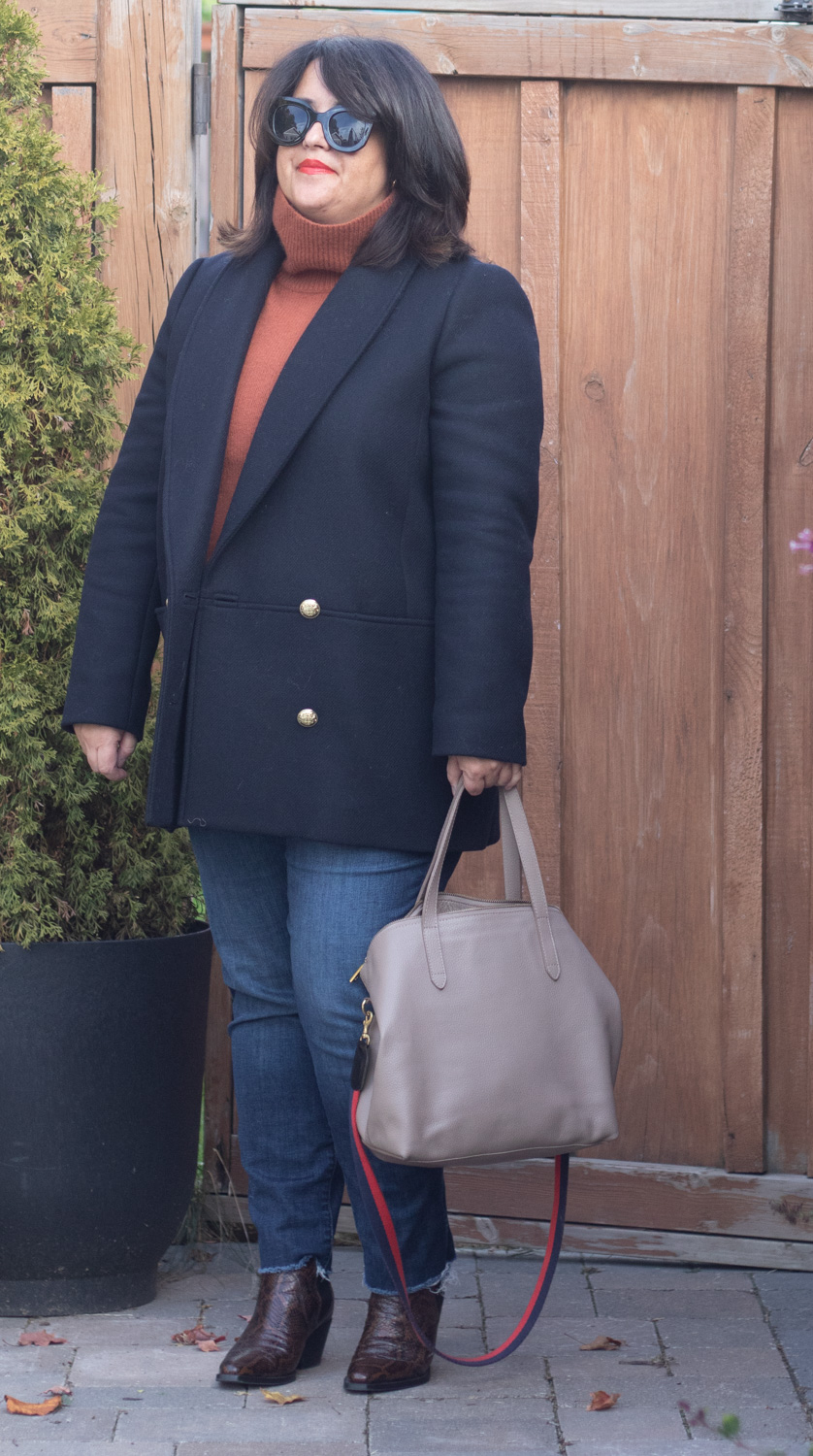 sezane blazer coat, sezane james coat