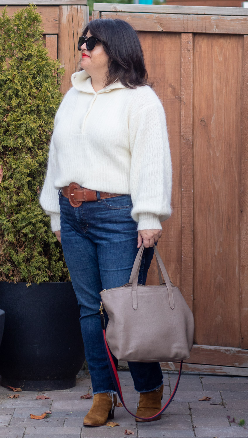 sezane micky jumper review