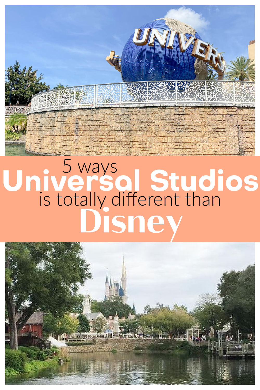 ways universal studios is different than disney