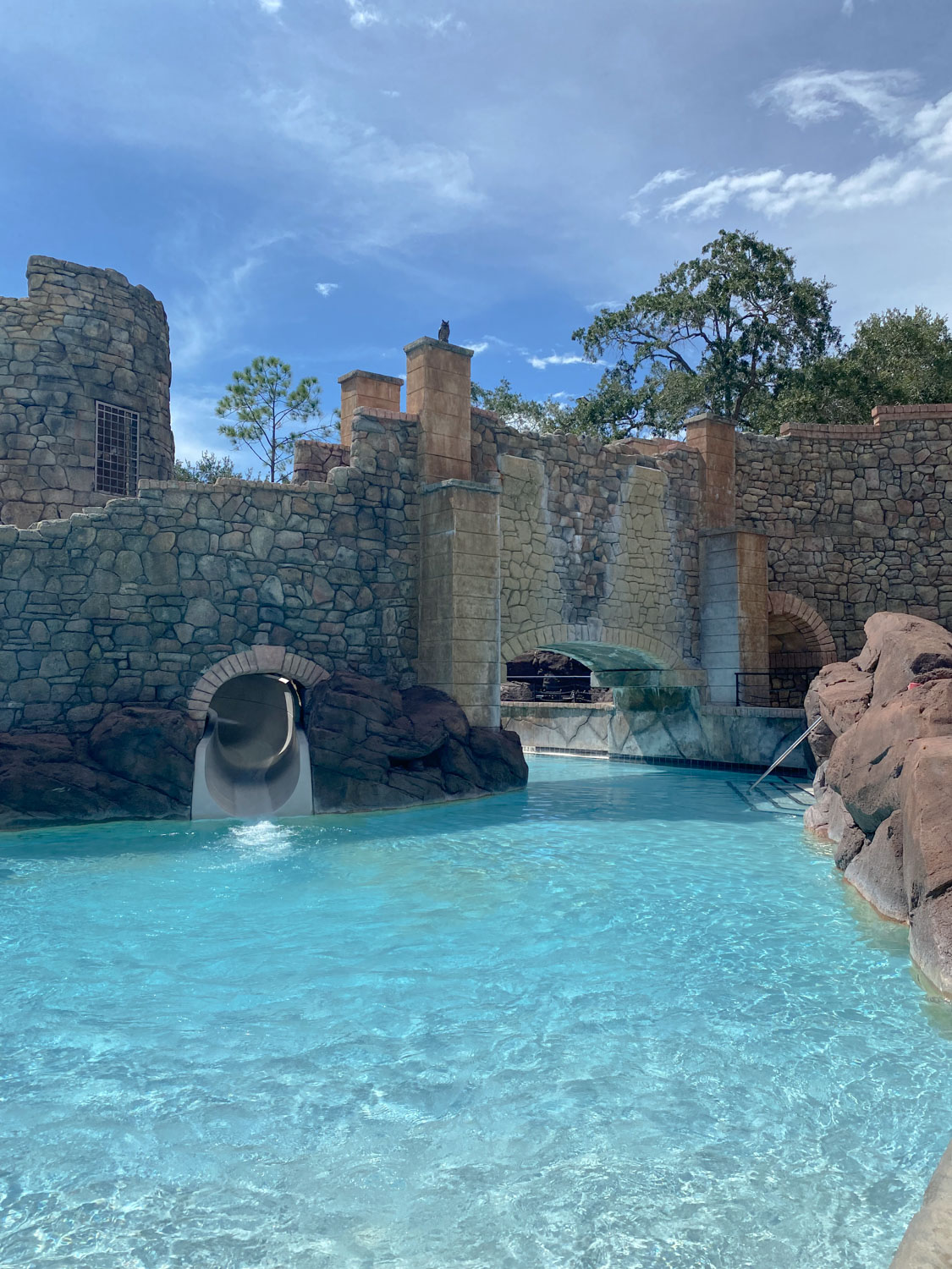 Loews Portofino bay waterslide pool