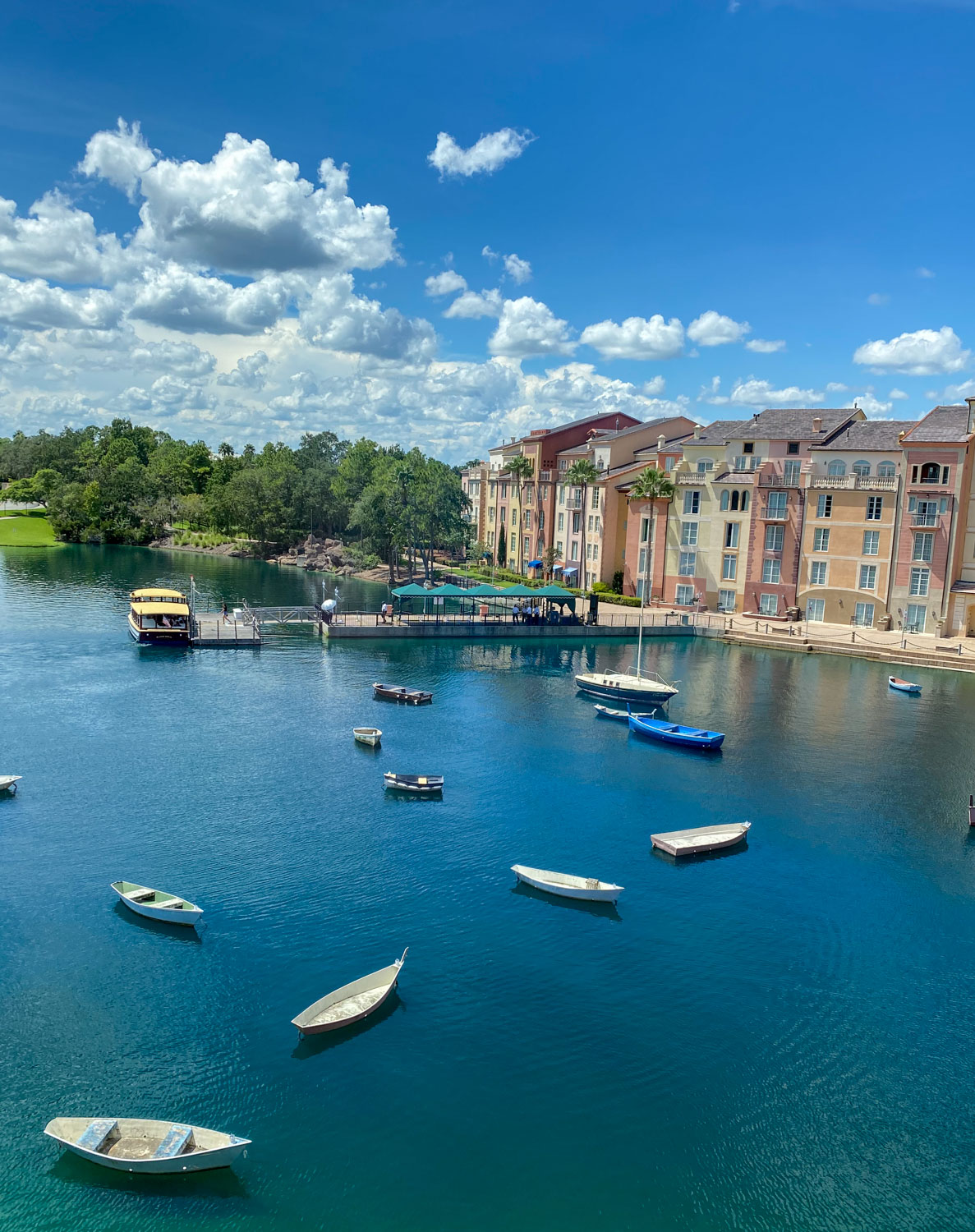 Loews Portofino Bay Hotel Review, water taxi station