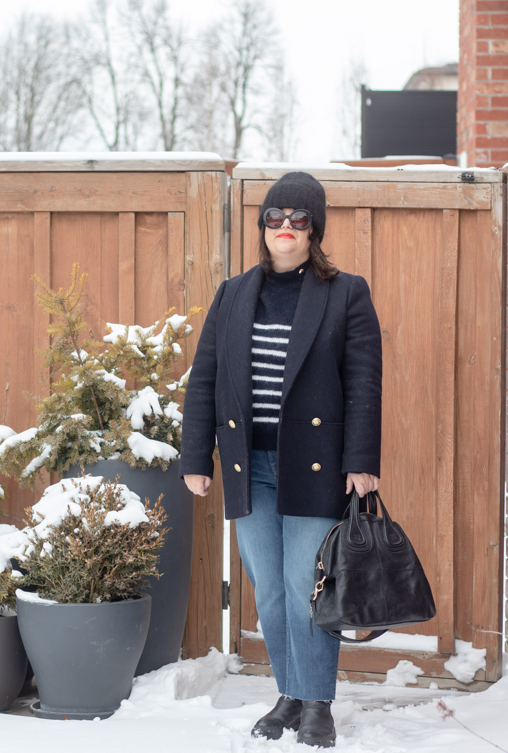 Sezane Trudy Jumper and James coat