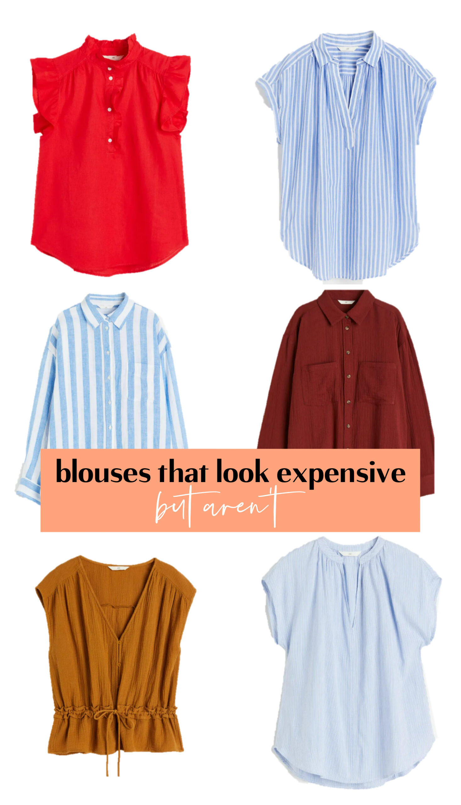 blouses that look expensive but aren't