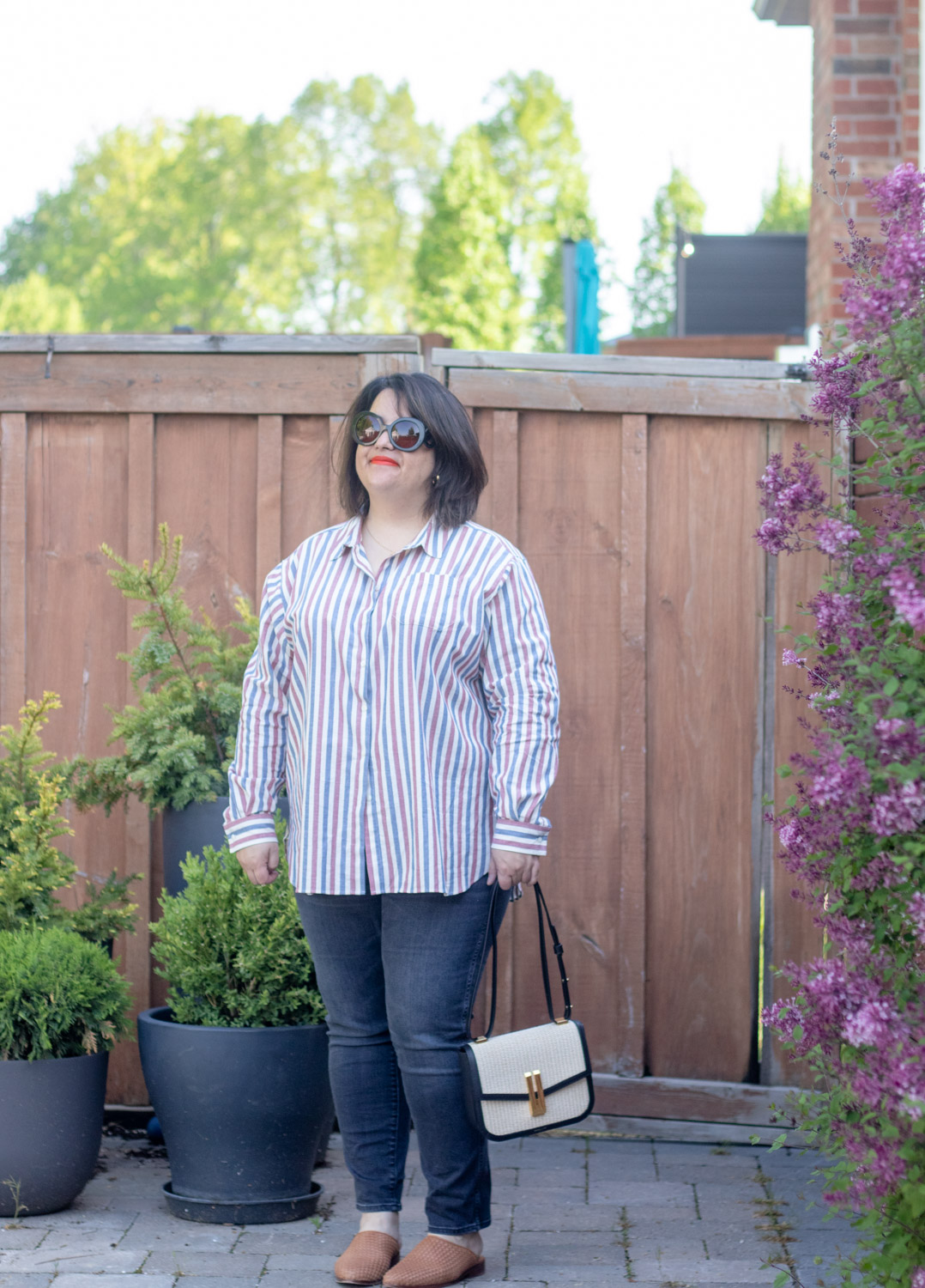 sezane max shirt stripes