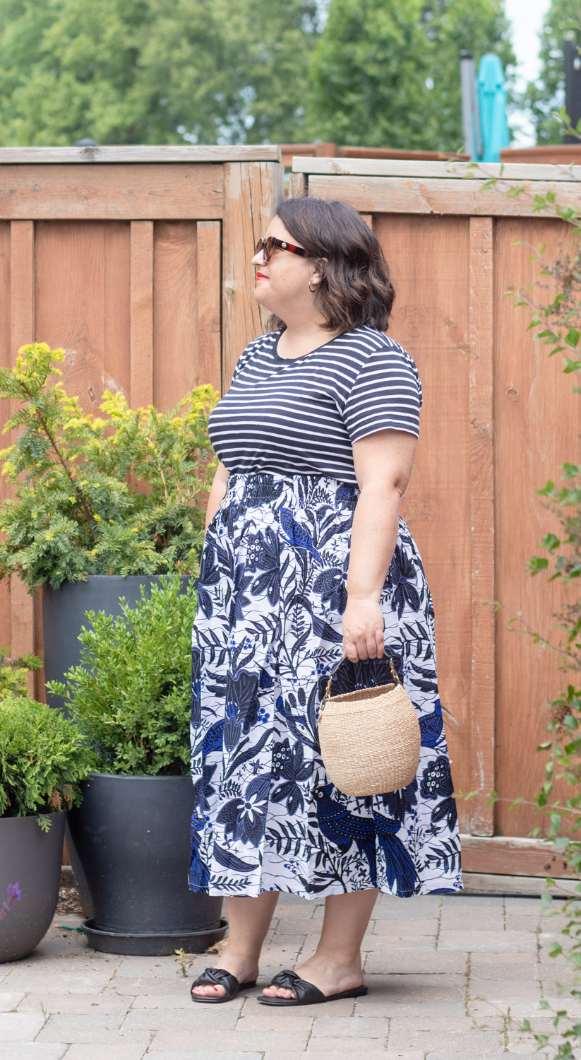 kemi telford skirt review, wax skirt outfit