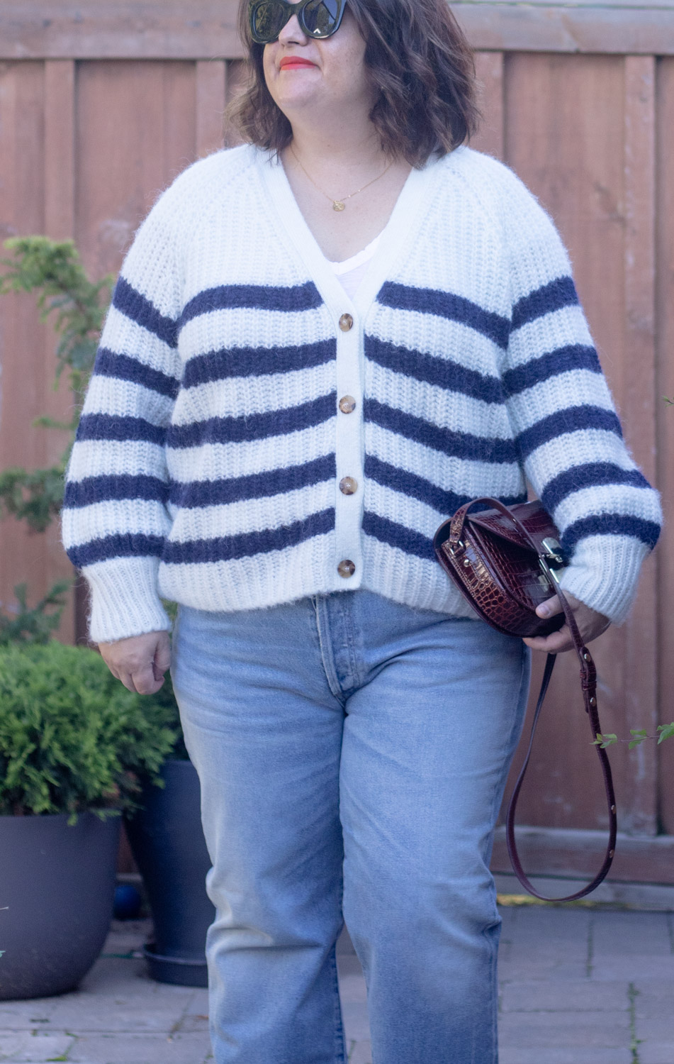 sezane basile cardigan review