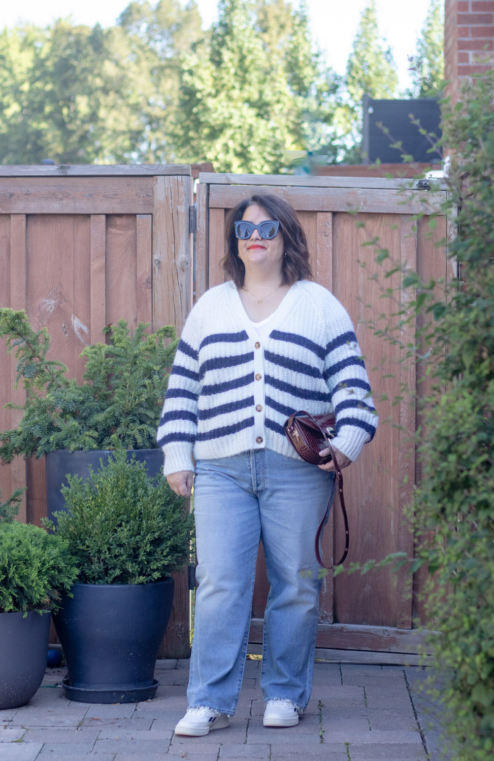 sezane basile cardigan review