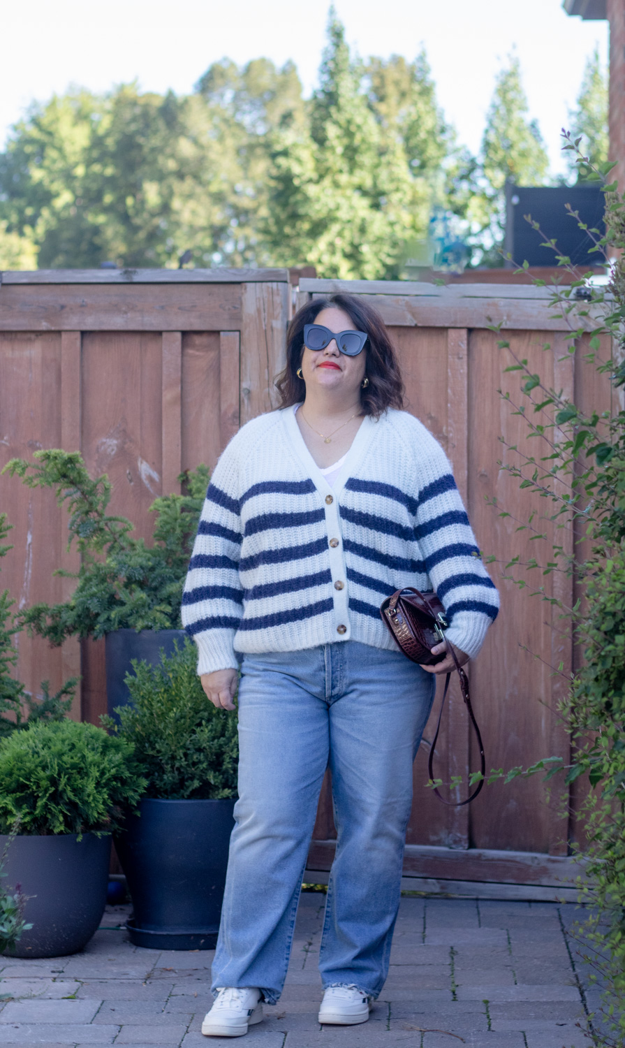 sezane basile cardigan review