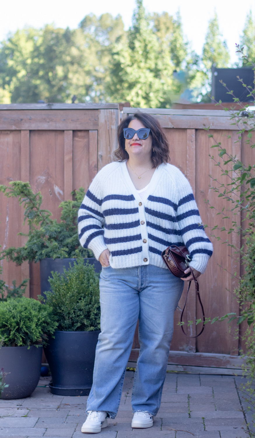 sezane basile cardigan review