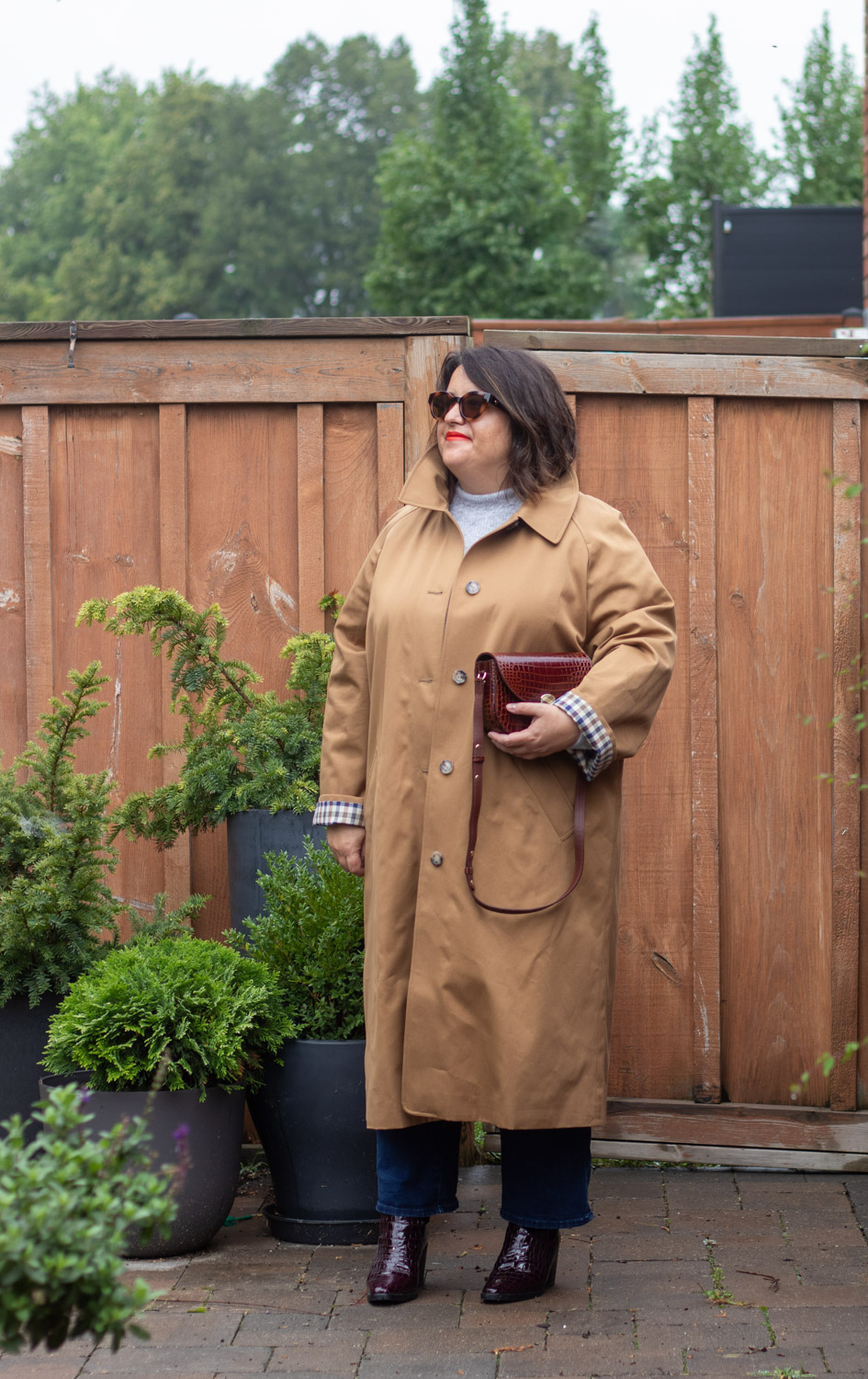 sezane clyde trench coat