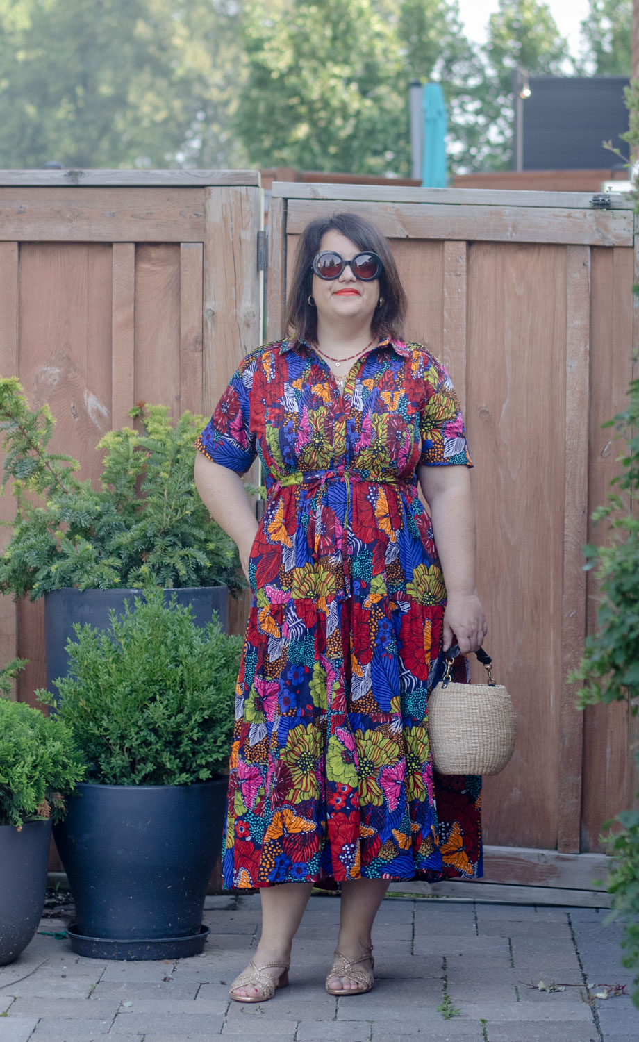 kemi telford dress review, retro flower print dress