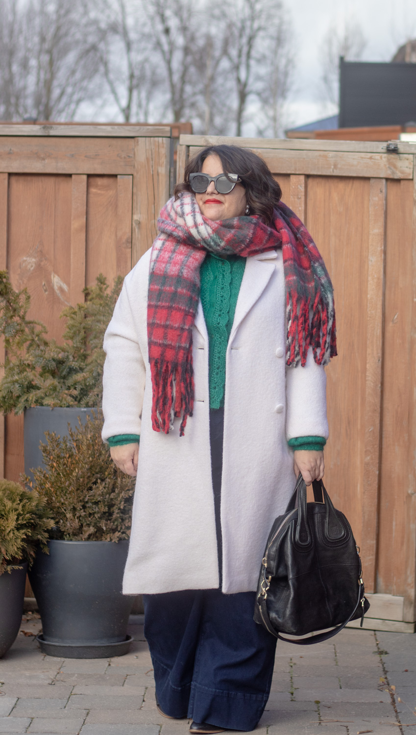 sezane christmas outfit look