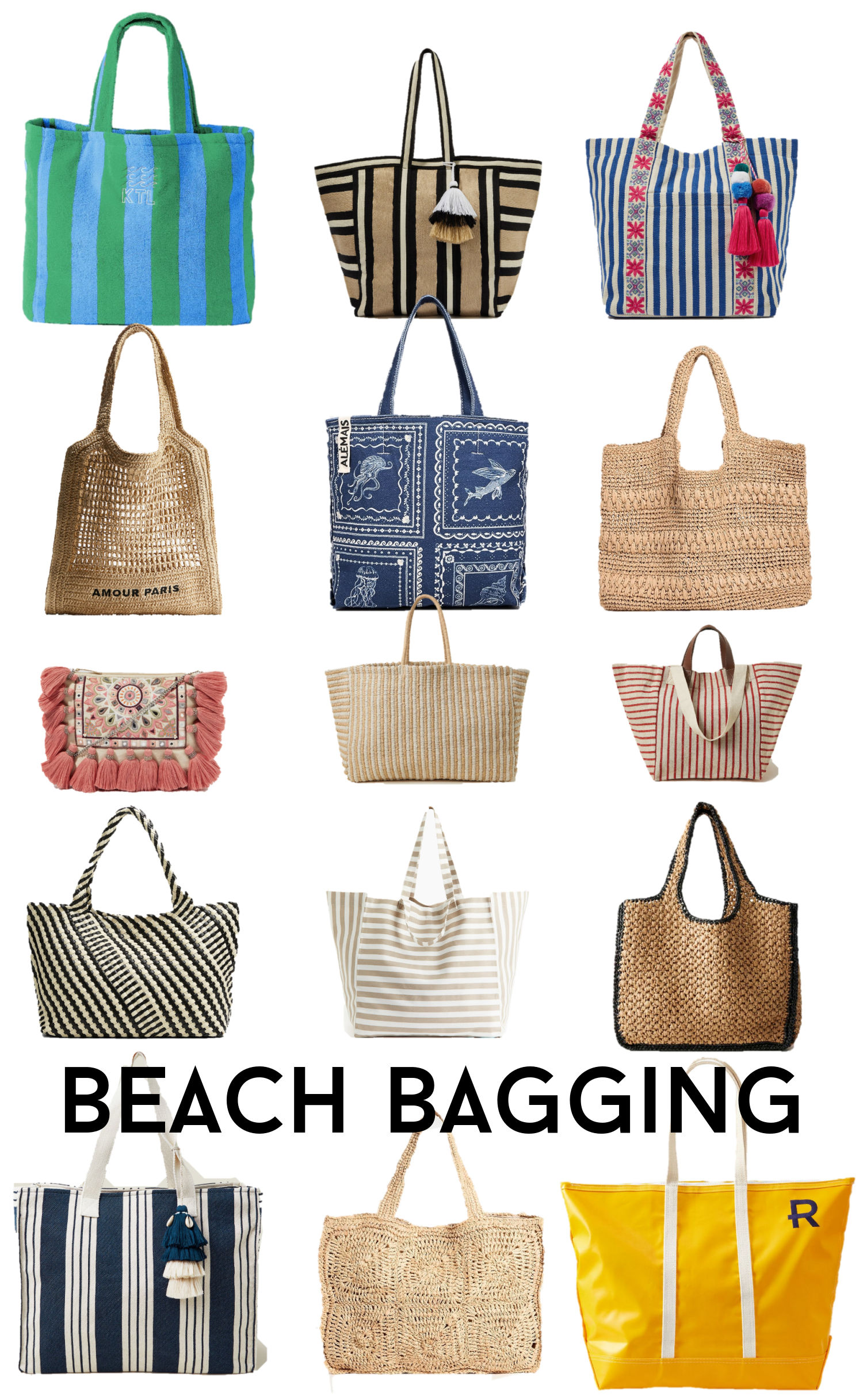 beach bag aesthetic