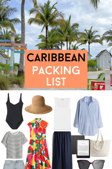 Caribbean packing list, what to pack for a caribbean island vacation