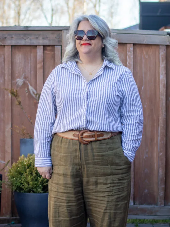 spring linen outfit uniform