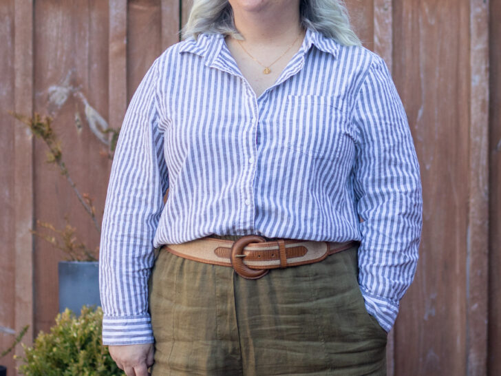 spring linen outfit uniform