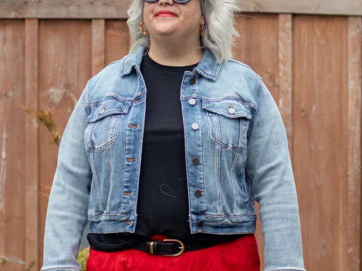 red linen trousers outfit