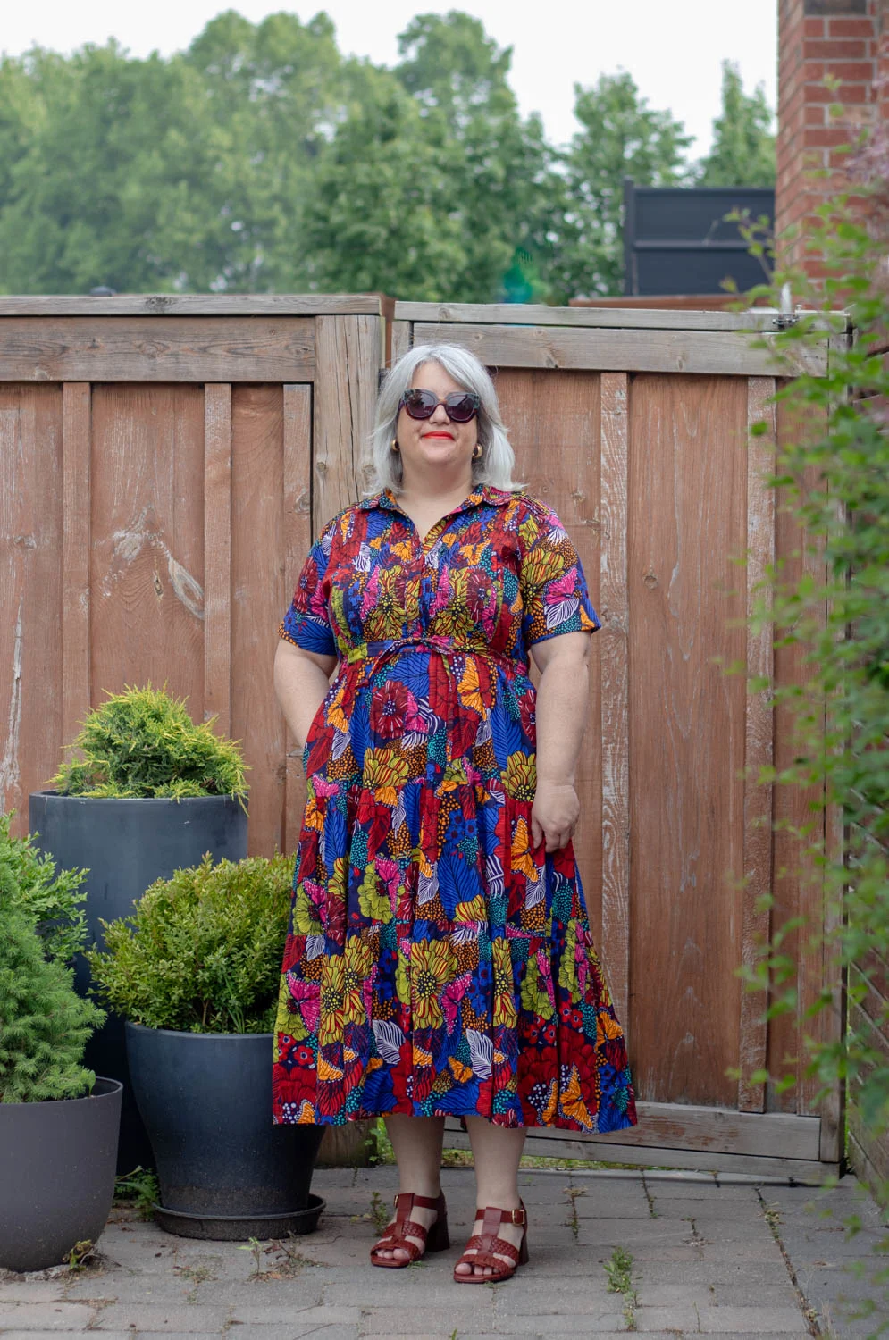 Sezane Felicia sandals, kemi telford dress
