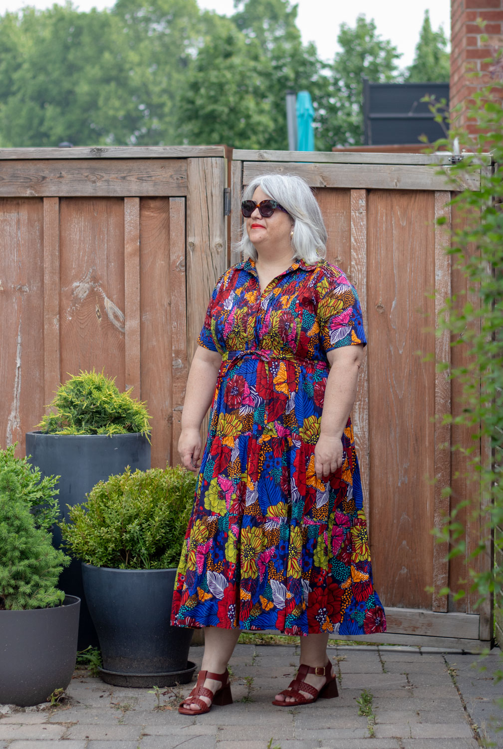 kemi telford dress, sezane felicia sandals