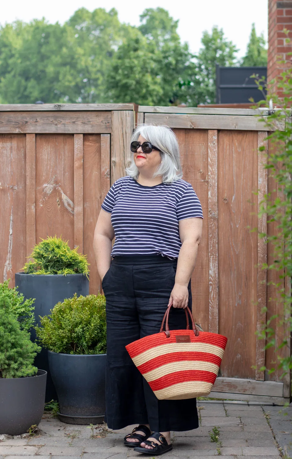 Sezane Justine Basket bag review