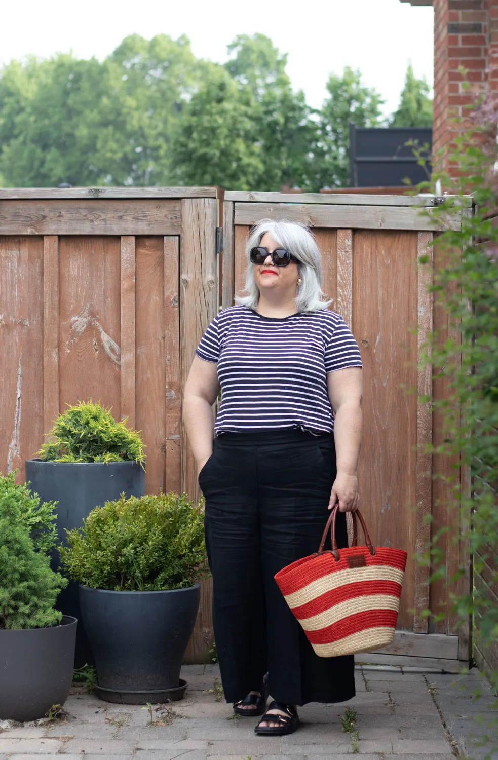 Sezane Justine basket bag