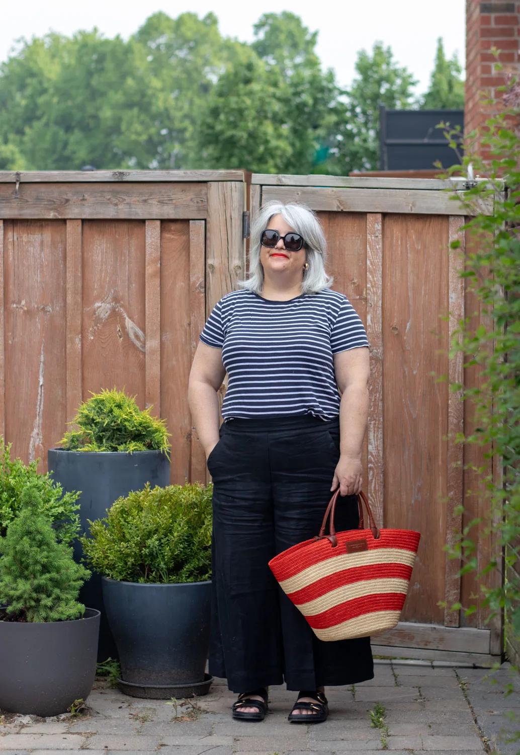 Justine maxi tote bag sezane