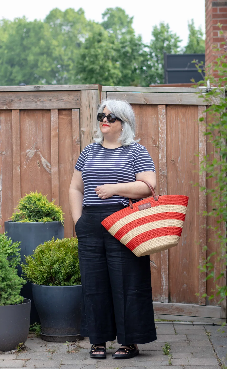 Sezane Justine basket bag