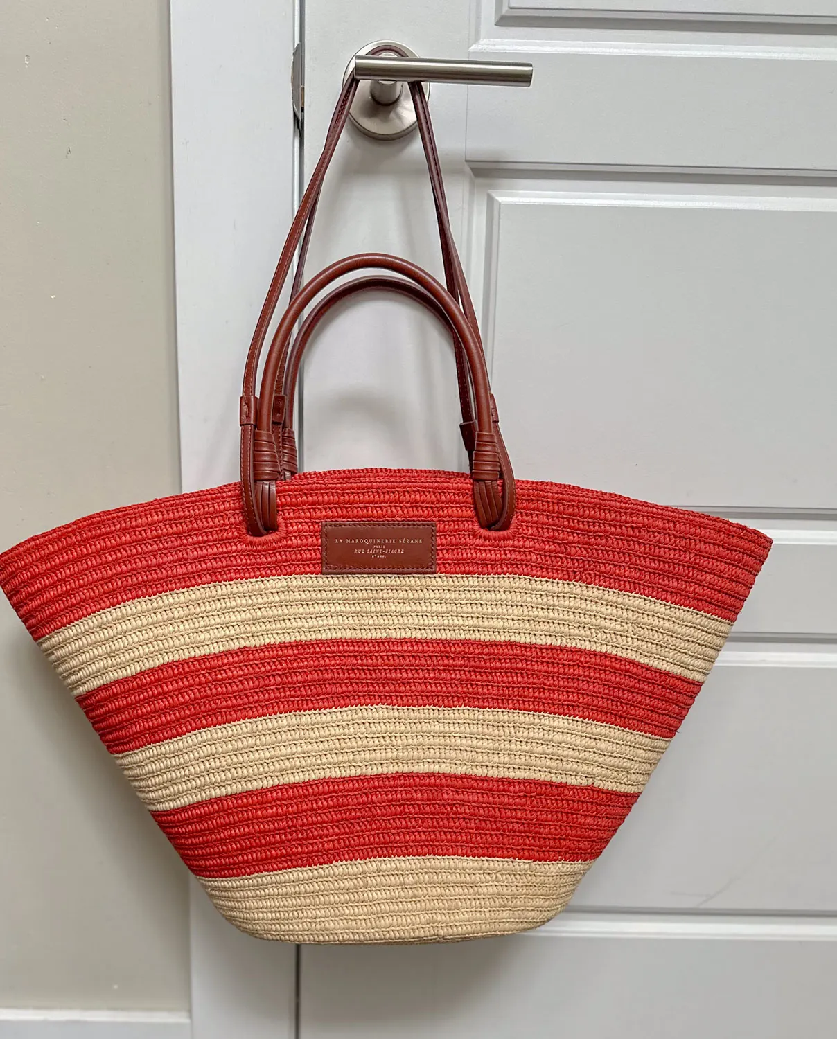 Sezane Justine Basket bag review