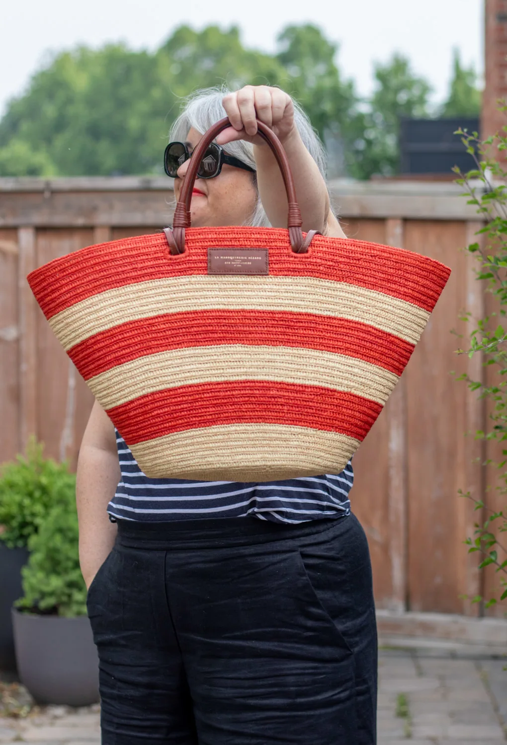 Sezane Justine Maxi Basket bag