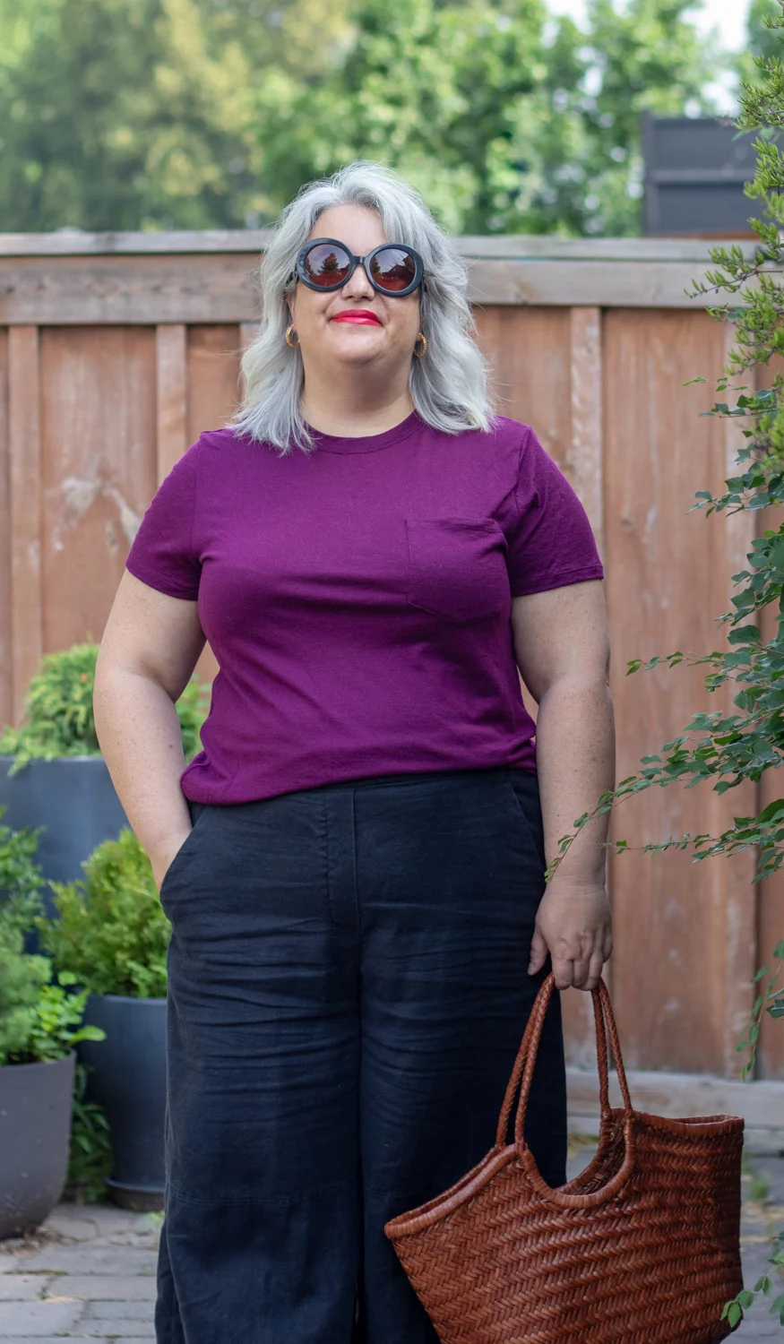 unbound merino boxy pocket tee