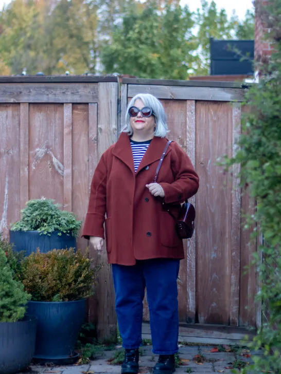 sezane rafael double faced coat