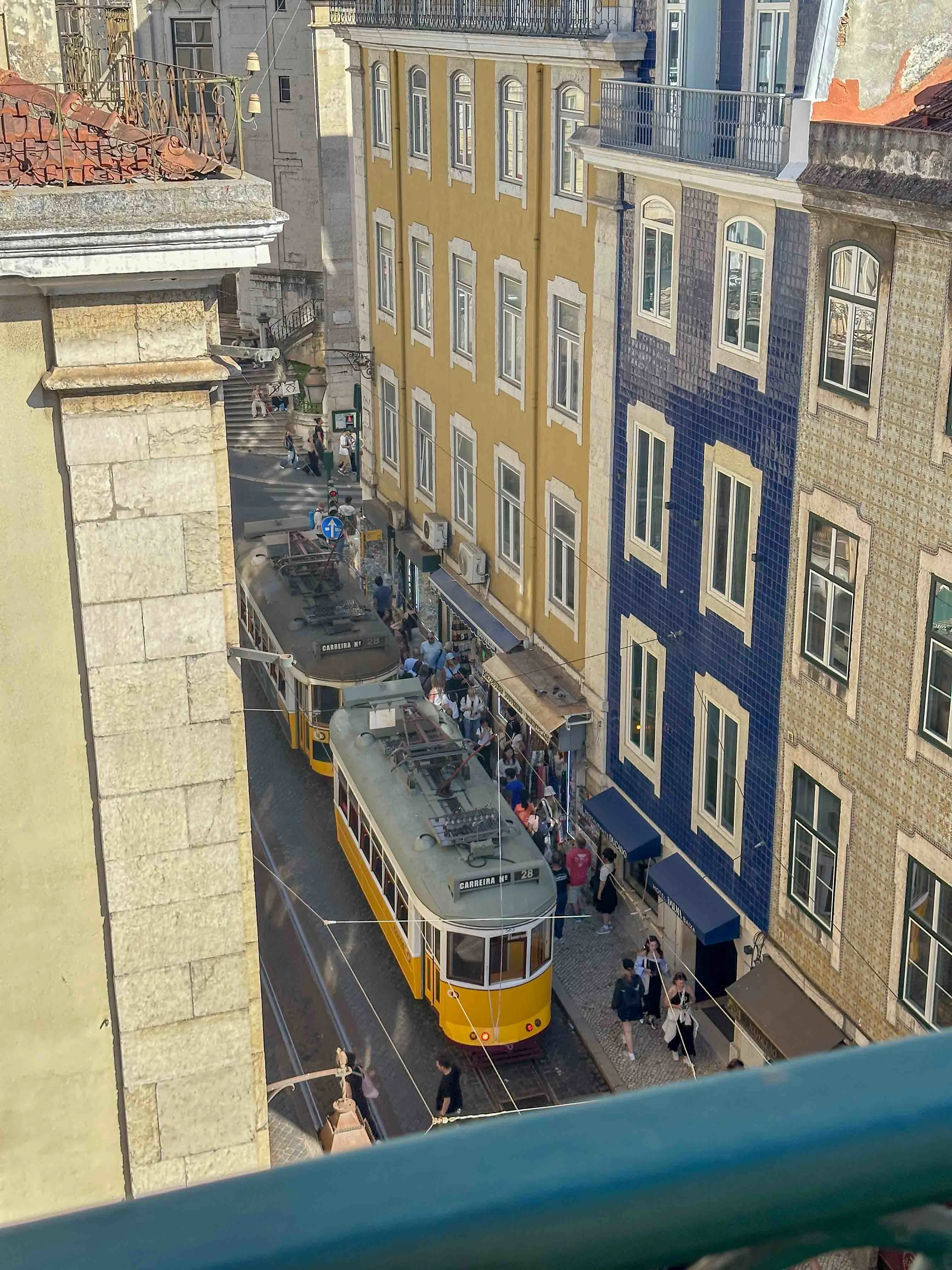 view from Baixa house balcony