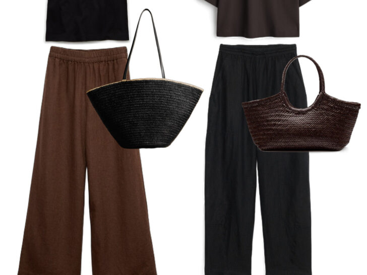 black and brown combinations for summer