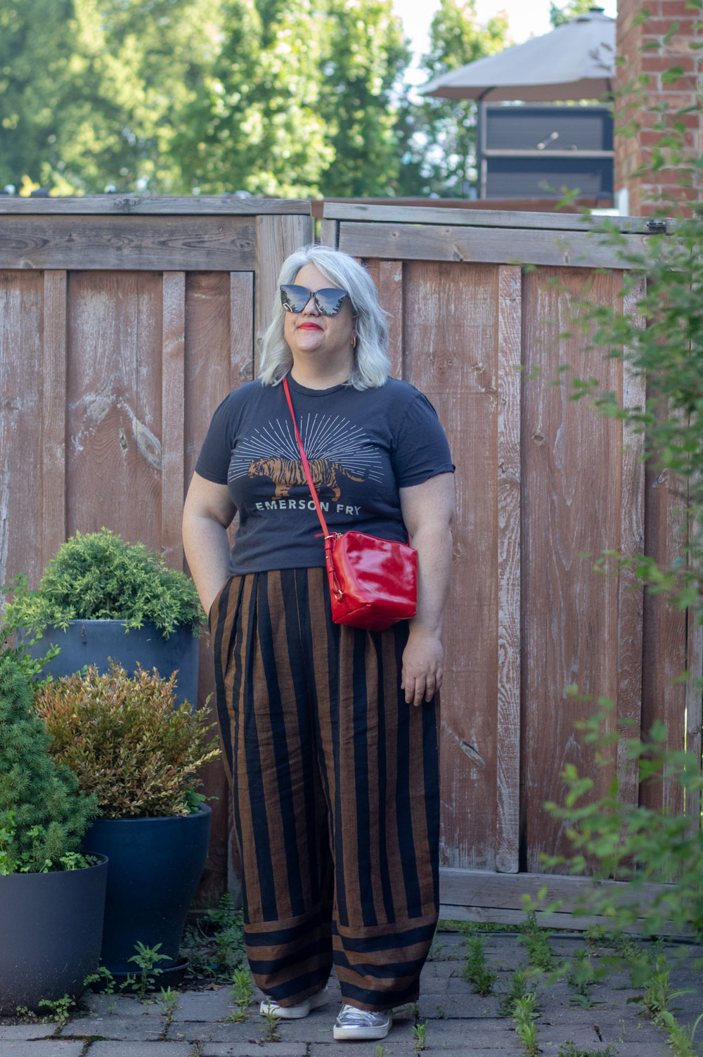 beyond nine stripe pants outfit bobbi