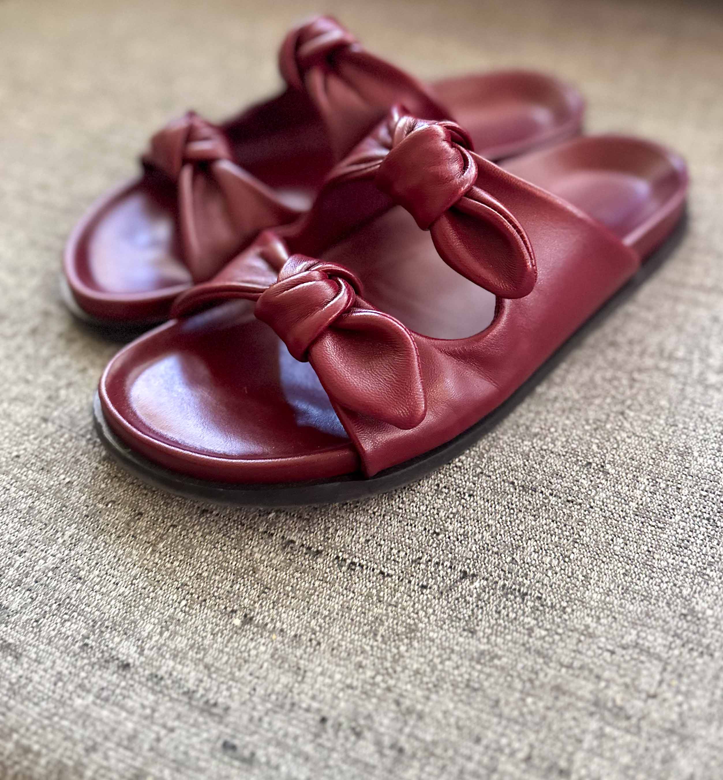 sezane cleo low mules sandals