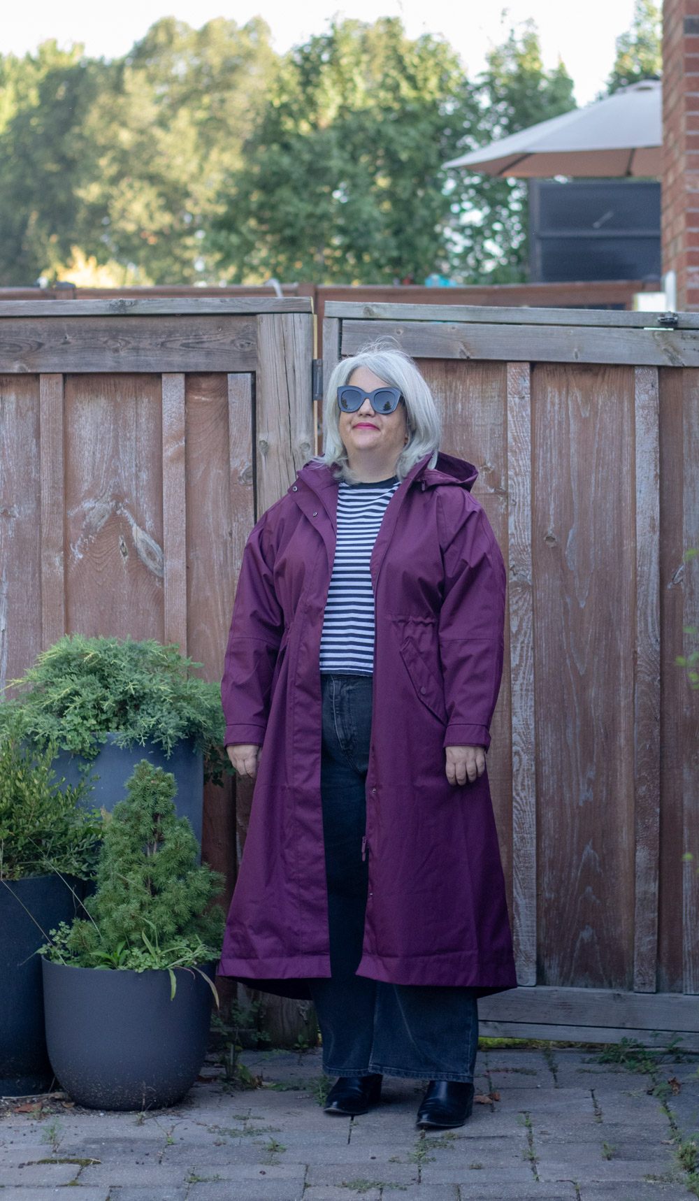 quince rain coat