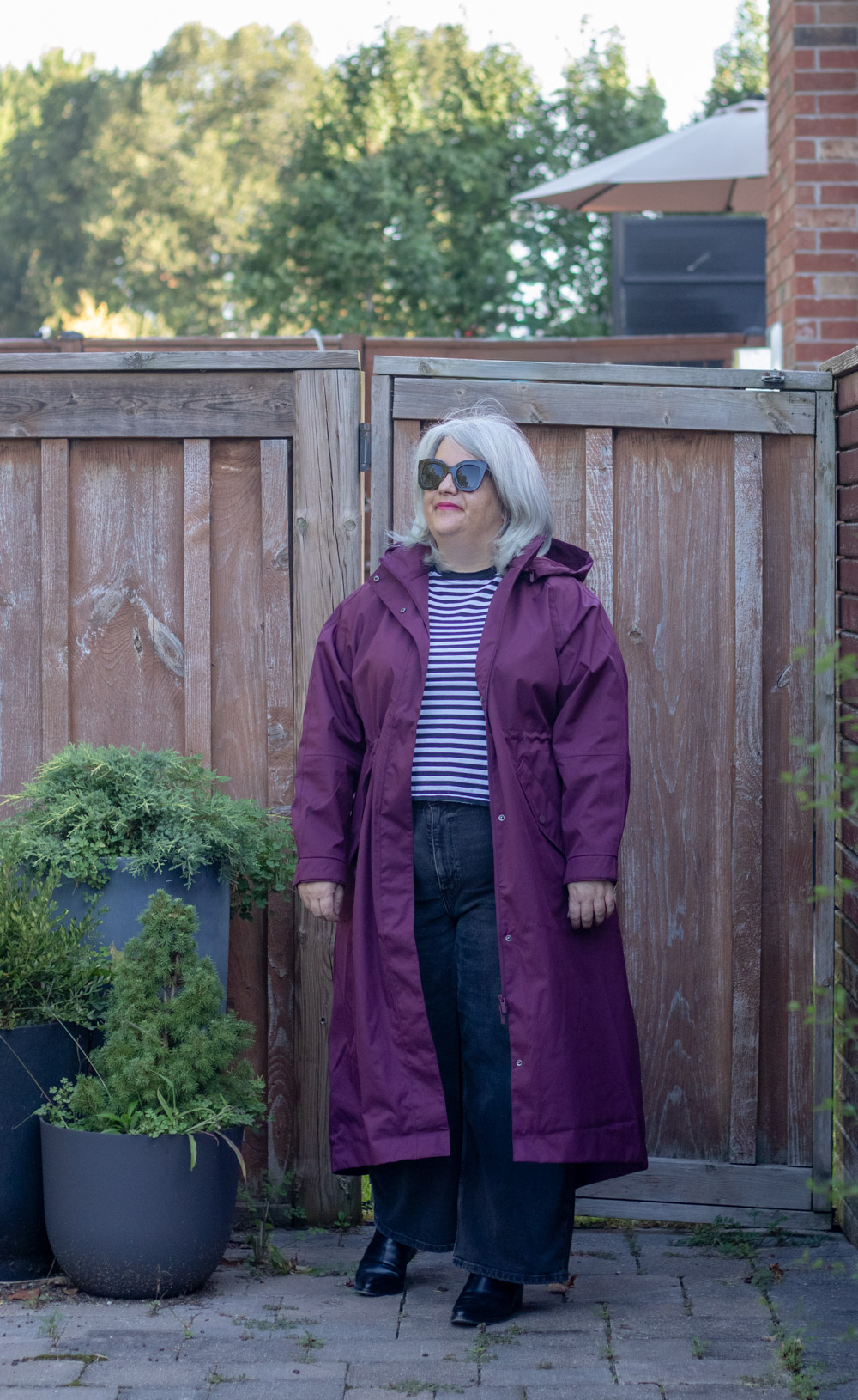 Quince Weather proof rain trench coat review