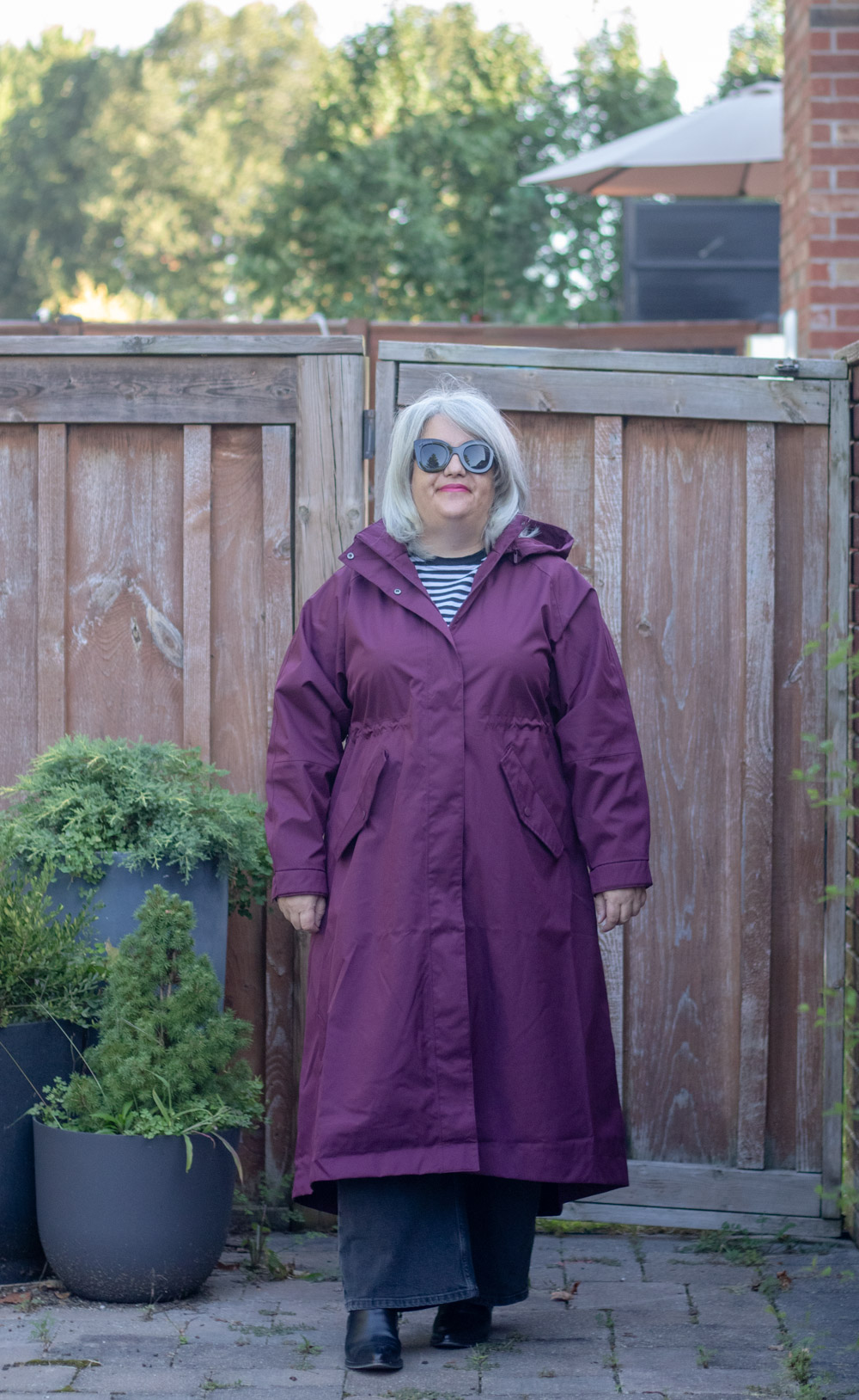 Quince Weather proof rain trench coat review
