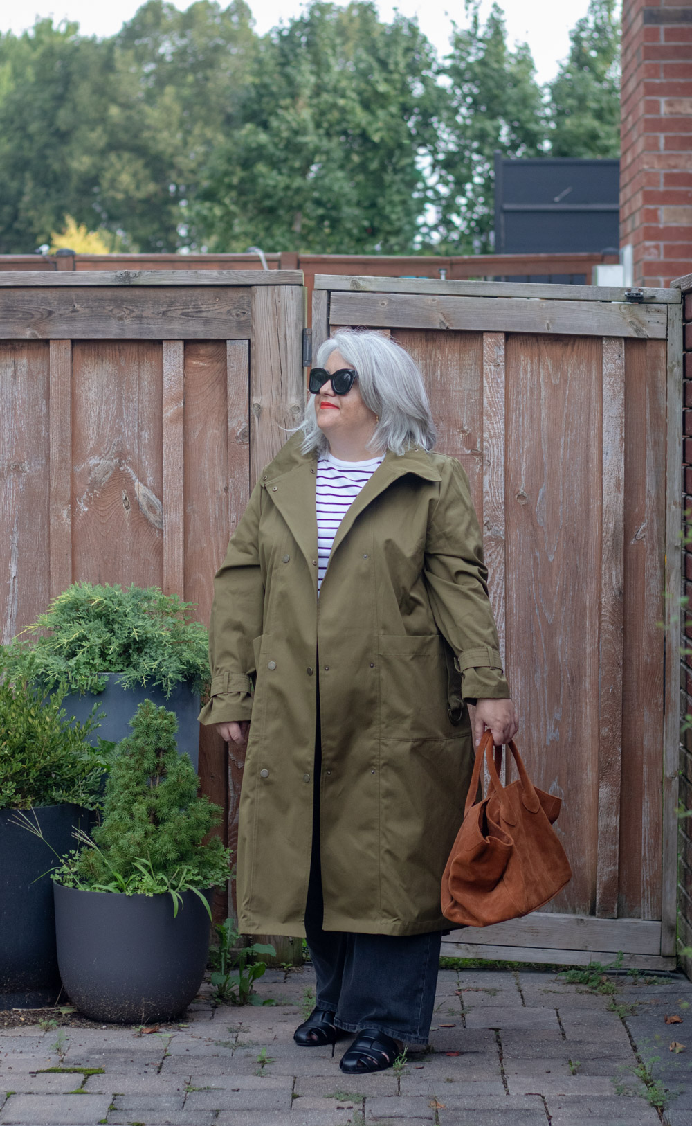 sezane trench coat